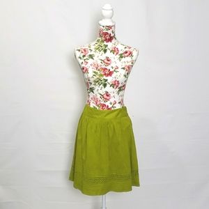 Ann Taylor LOFT Green Skirt.  Size 10